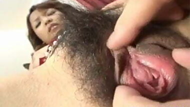 Miyo Kasuge is tied and aroused like crazy