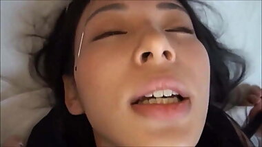 japanese girl orgasm from head massage
