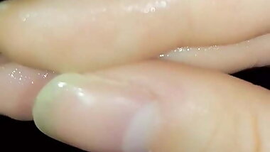 sticky fingers from masturbation