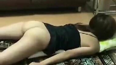 Young couple private time