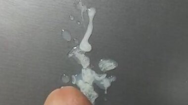 He treats his dick and cumshot.