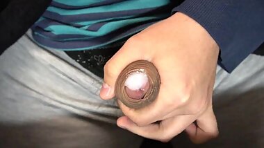 Japanese foreskin uncut cock masterbation 2020.01.25