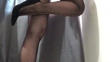 Maria Clara Strip Tease In Sexy Black Lingerie - Giantess Foot Fetish
