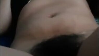 Penetrated my finger to my Japanese girlfriend