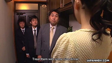 Sexy Asian wife getting banged once the hubby leaves