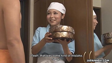 Japanese delivery girl, Lulu Kinouchi got nailed for mistake