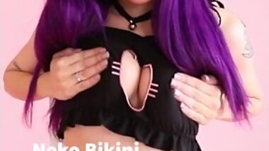 Neko Bikini Cosplay Lingerie! Cat Girls Rule!