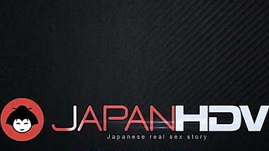 Cumming in her mouth as she randomly enters the porn video