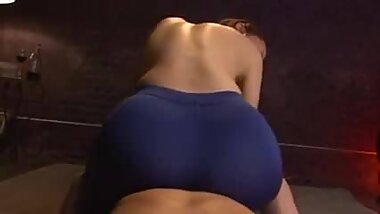 Blue Legging assjob