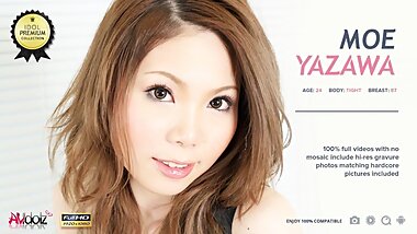 Japanese babe, Moe Yazawa does position 69, uncensored
