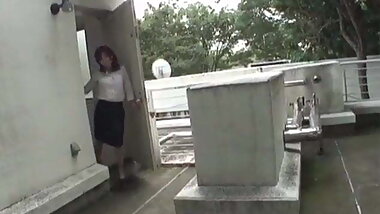 Upskirt show with cock sucking Kana Shimada