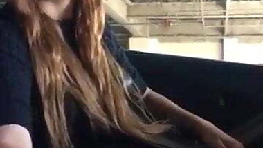 Hot Grlfriend Car Blowjob