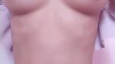 perfect asian virgin teen tits in pink top and cute panties