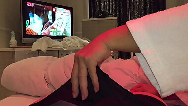 Japanese mature handjob