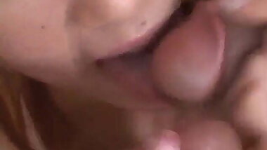 Rika Sakurai sucks boner so fine till gets cum in mouth