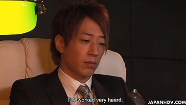 Asian babe getting her wet pussy creamed deep