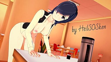 Tokyo Ghoul: Touka Kirishima GETS FUCKED IN A CAFE (3D Hentai)