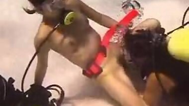 Asian scuba sex