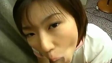 Shinobu Kasagi sucks shlong so well before getting wild hardcore