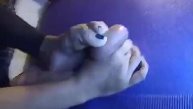 Asian wife teaching lesson in ballbusting with cheating husband.