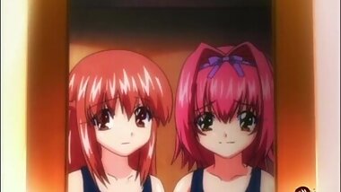 Two young lesbian girls play in the shower - Hentai.xxx