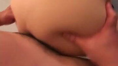 Very cute and alluring Asian teen gets fucked doggy style