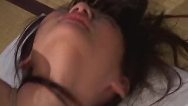 Tied up and she gets her bubble butt fucked