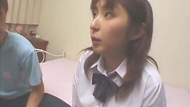 Haruka has hairy cunt aroused and fucked