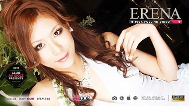 Cute and glamorous Asian babe getting spoon fucked so well