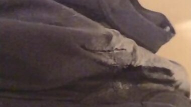 008?Asian(Japanese) teen man , peeing in panty , in bathroom