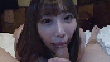 [POV] Blowjob and Titjob by a Hot Busty Japanese Girl [Censored]