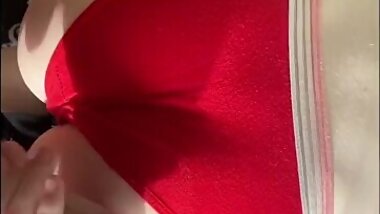 Cum on her ass while nobody was home