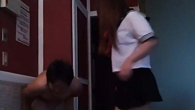 Japanese girl ballbusting 1