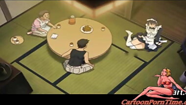 Maid Fingers Her Pussy In A Japanese Anime