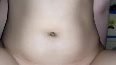 College Big tits Curvy girlfriend squirt and Creampie