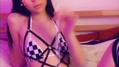 Asia slut having some solo fun for you guys