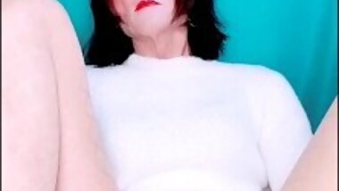 crossdresser miya Self-pleasure