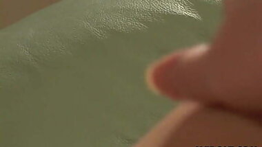 Rena is an Asian temptress fingering her clit