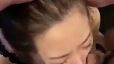 Blowjob for hubby and friend