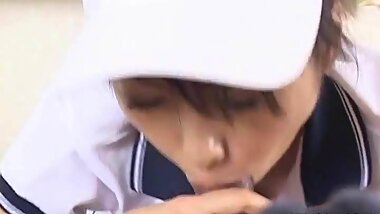 Tennis loving hon sucking and fucking her man's penis