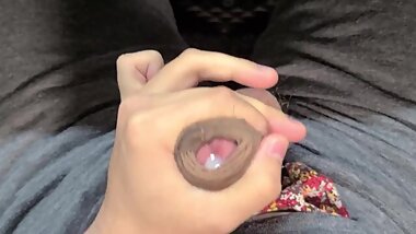 Japanese foreskin uncut cock masterbation 2020.11.02 No.16