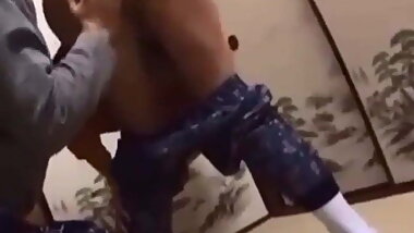 Japanese Milf Wedgie