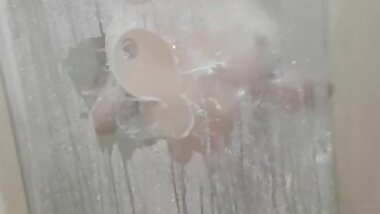 Having fun in the shower