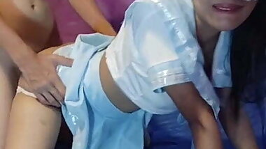 Japanese student fuck doggy style