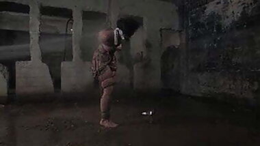 Filthy asian whore Lie Lani in Waterbondage