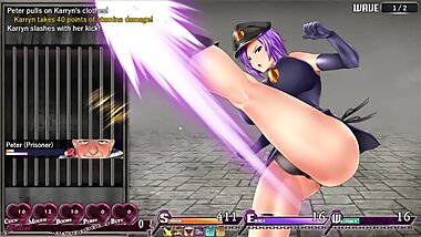 Karryn's Prison [RPG Hentai game] Ep.3 naked nap in the prison while the guards are jerking off
