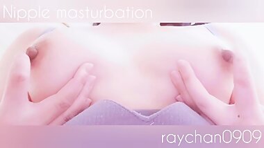 ?Nipple masturbation?Which do you like, violently or slowly?