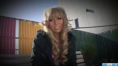 Rina Aina gets nasty on her shaved Asian cunt