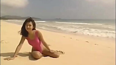 Japanese swimsuit model