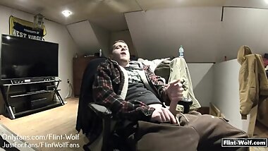 Flint-Wolf.com ultimate daily jerk off challenge! day fiftyfive.